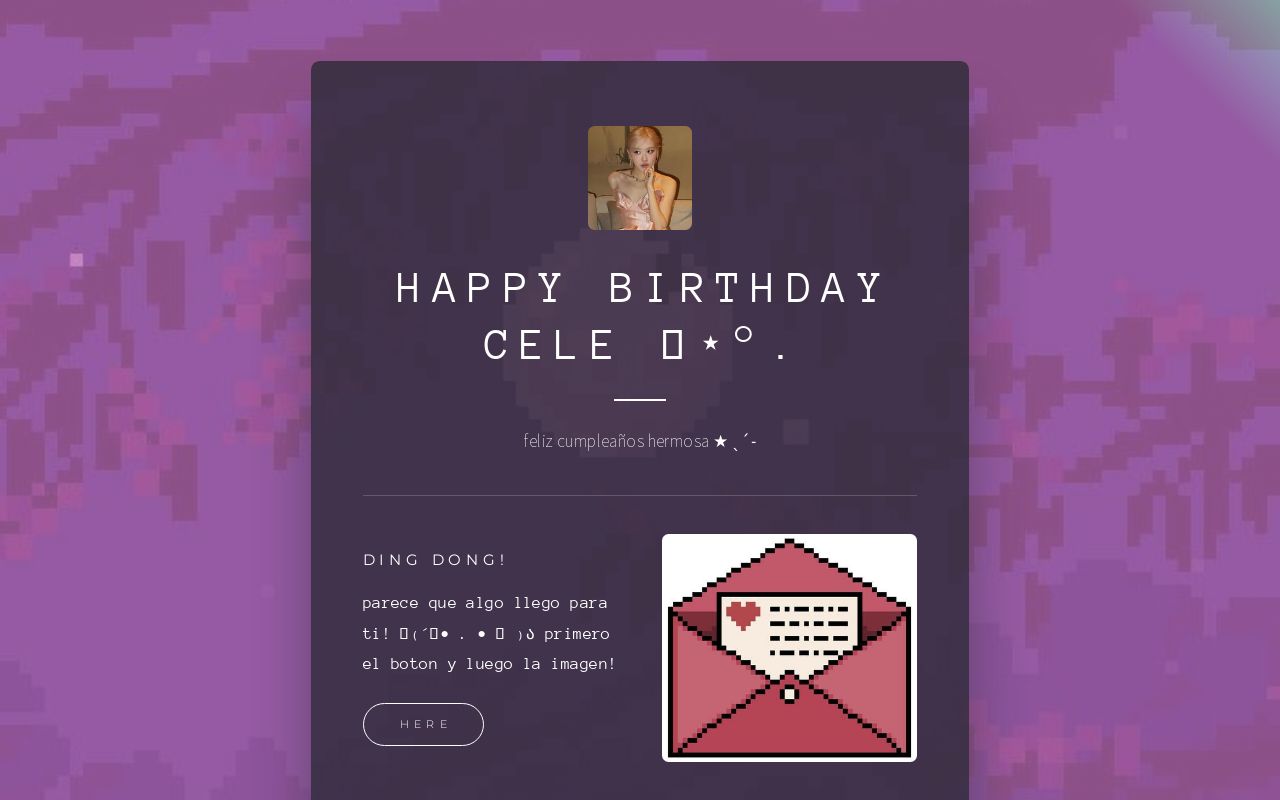 Carrd profile picture for @celil